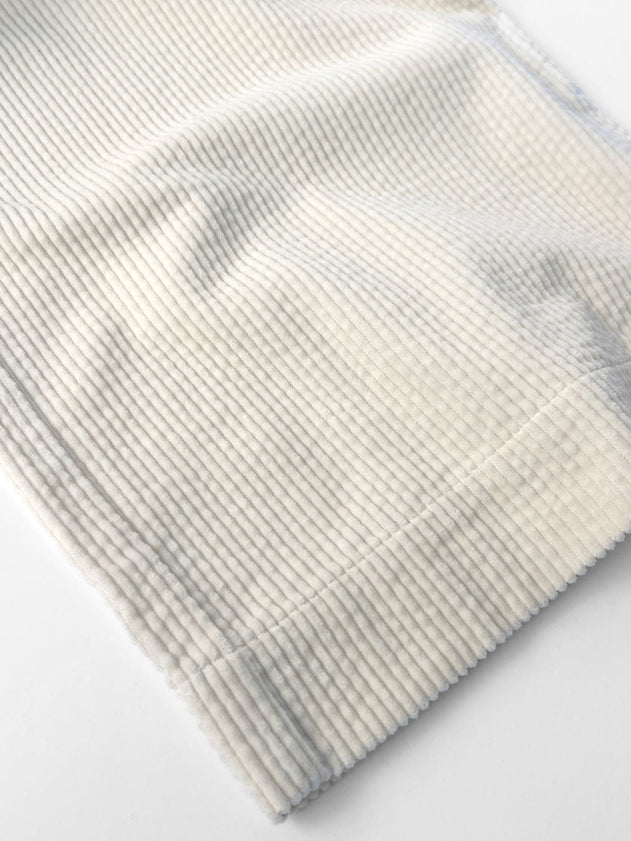 Lola Organic Cotton Corduroy Trouser Winter White