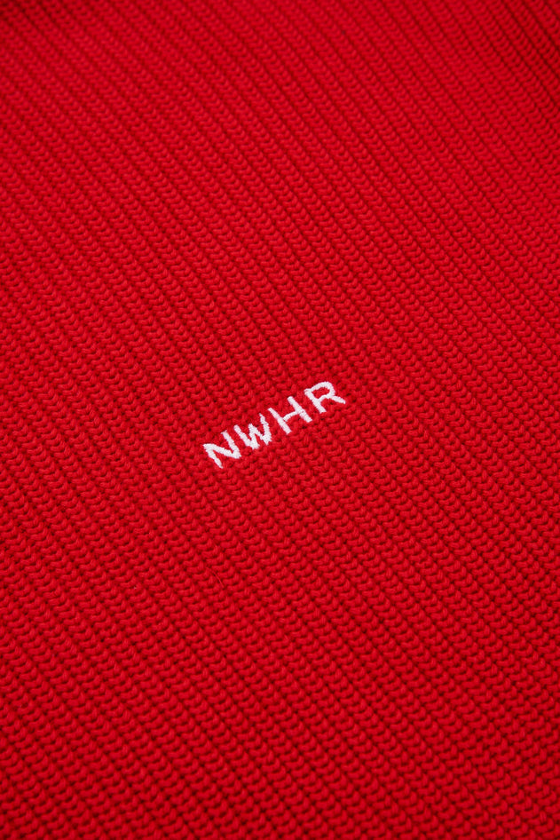 Boxy Knit Jersey Red