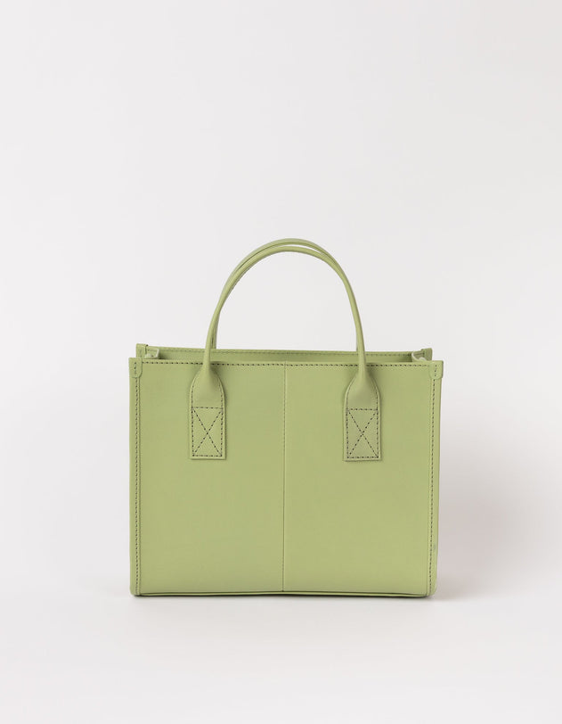 Jackie Midi Classic Leather Tea Green
