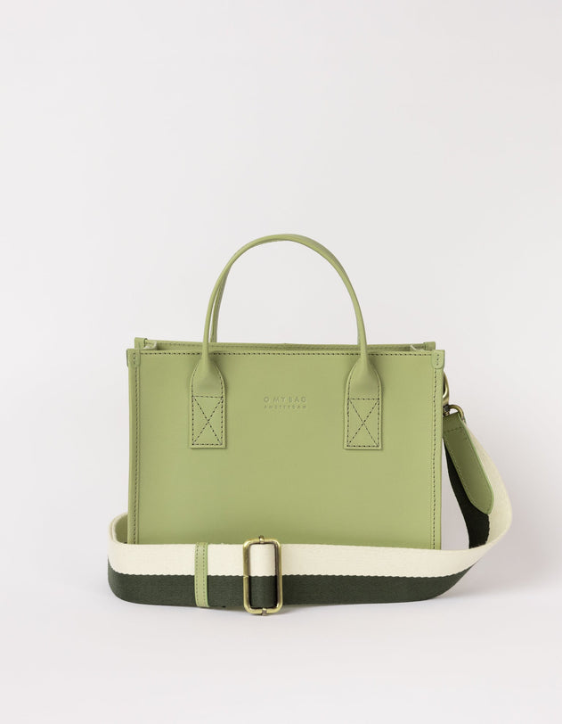 Jackie Midi Classic Leather Tea Green
