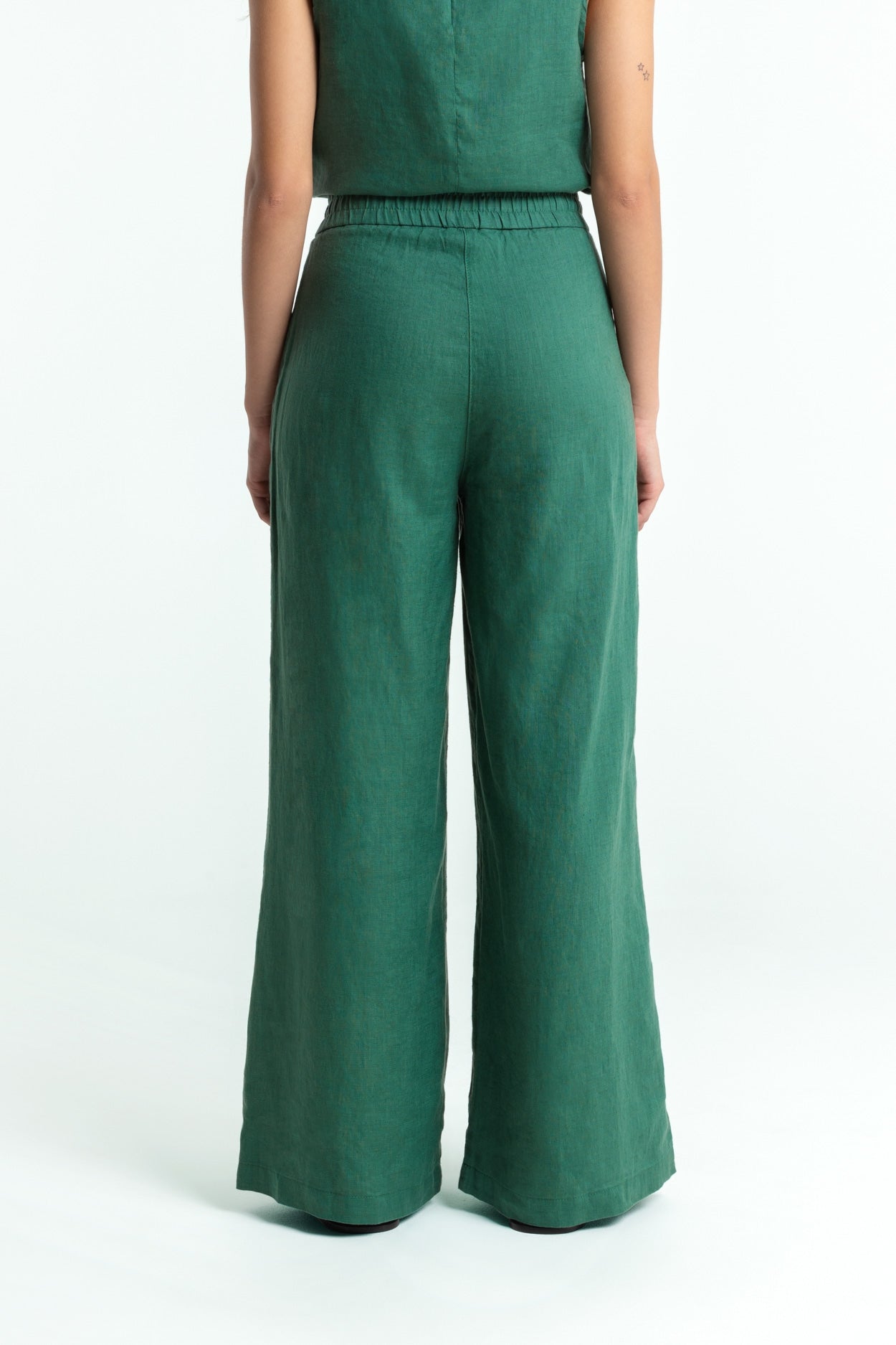 Lilian Linen Pants Green