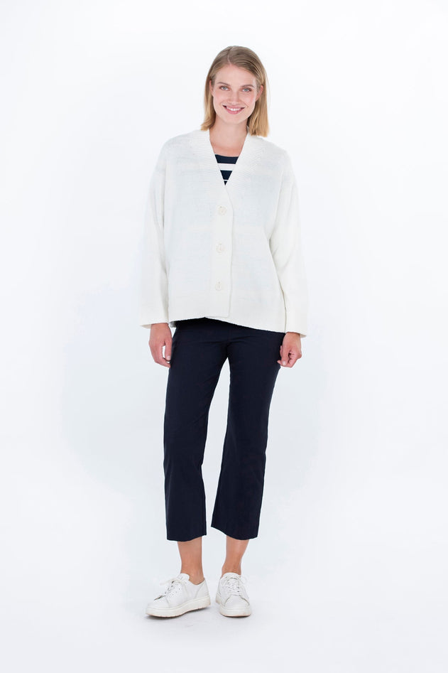 Maija Capri Trousers Dark Blue
