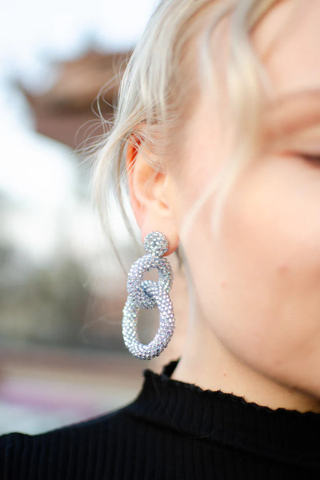 Gia Earrings Ice Blue