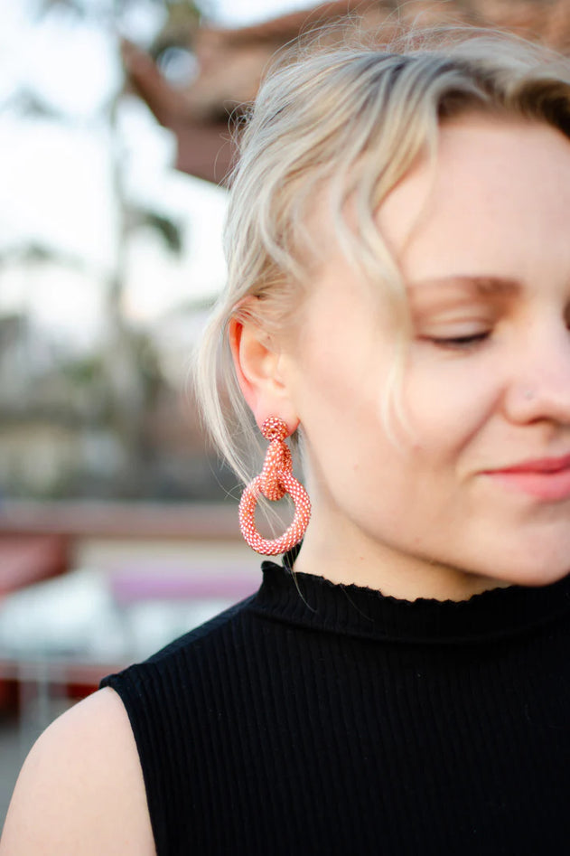 Gia Earrings Rose Gold