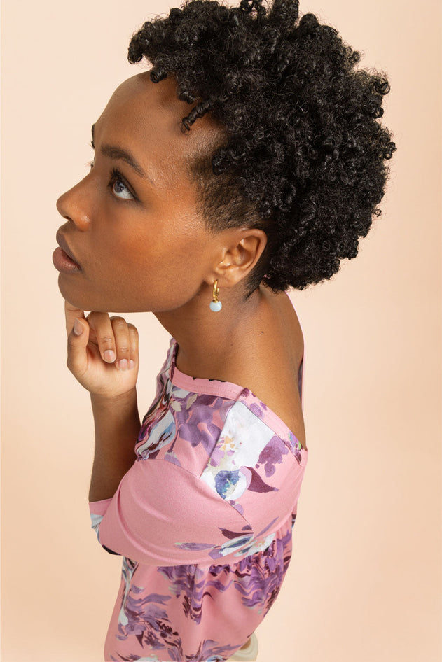 Samira Earrings Light Blue