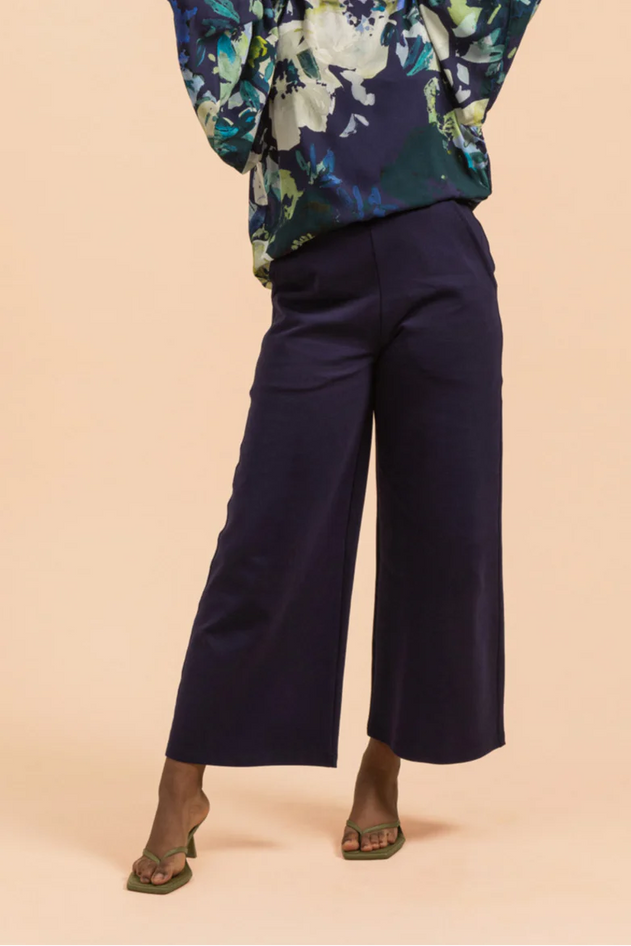 Everyday Culottes Tummansininen