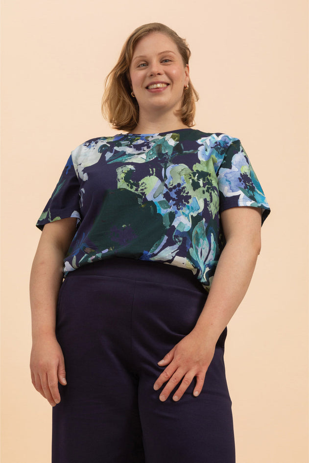 T-Shirt Blue Anemone