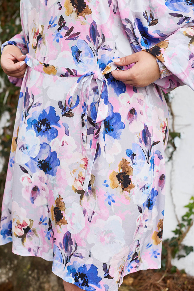 Puff Dress Lilac Anemone