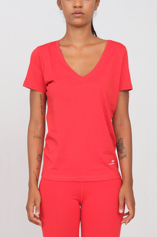 Women's Deep V-Neck T-Shirt