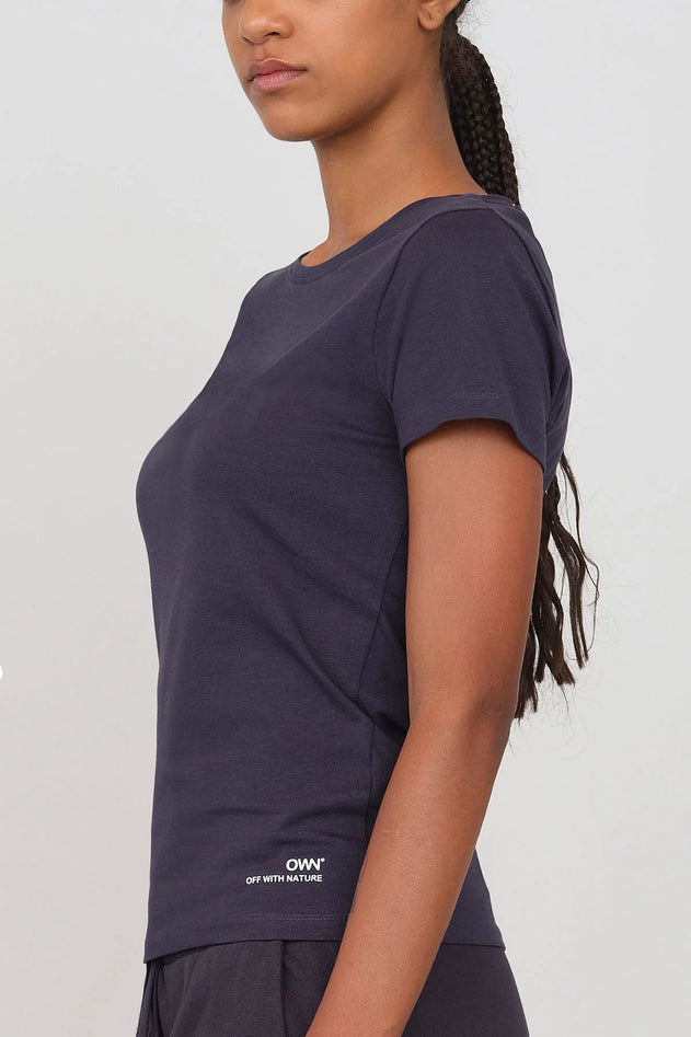 Women's Crewneck T-Shirt Blue