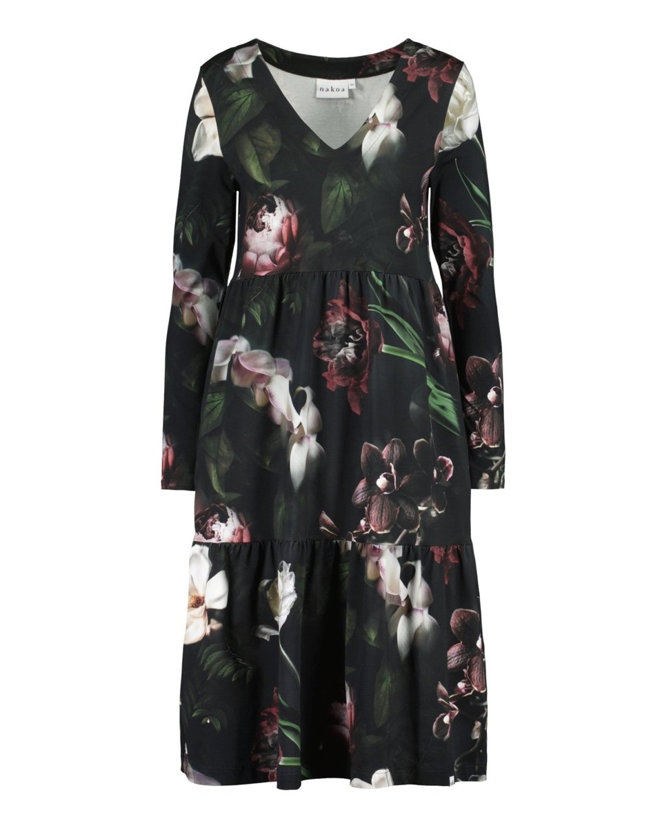 Amélie Layered Dress Noir - IVALO.COM