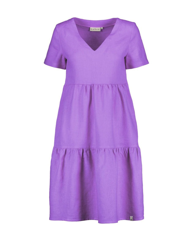 Linen Layered Dress Iris - IVALO.COM