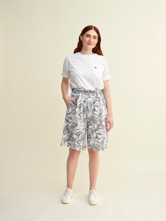 Lietukka Shorts Black And White