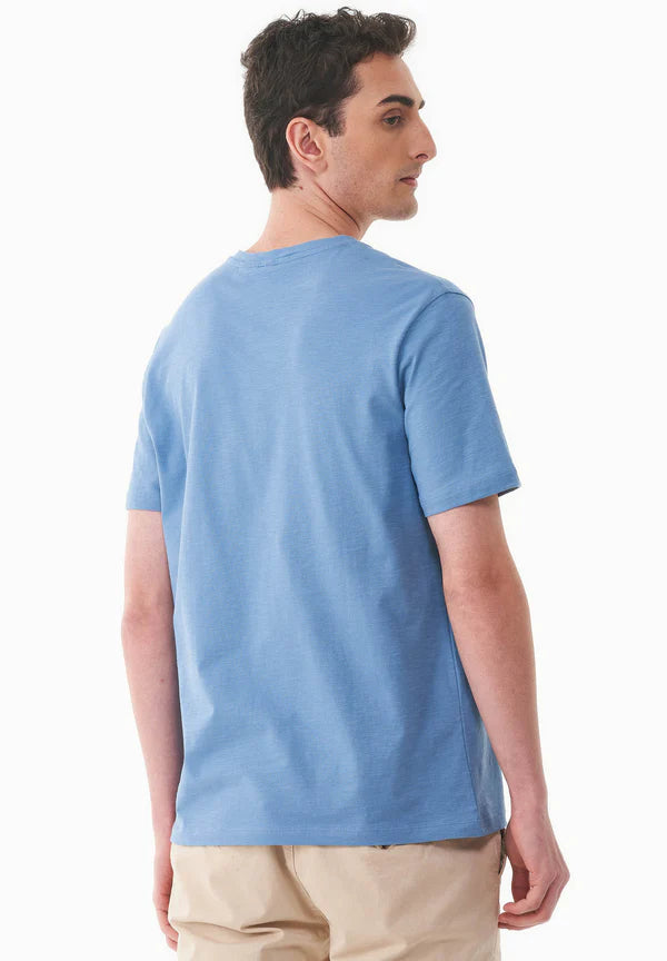 Men's Basic V-Neck T-Shirt Coronet Blue