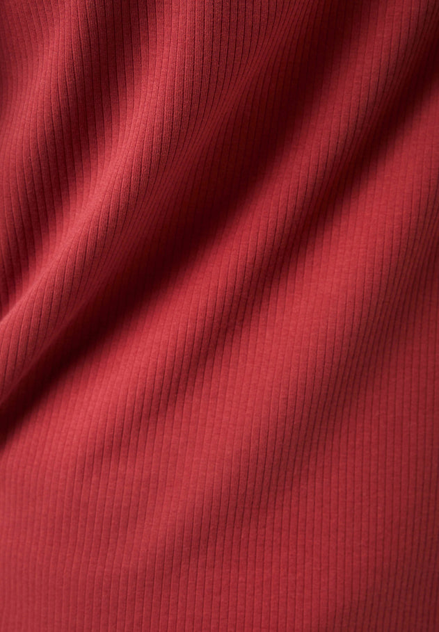 Men's Organic Cotton Turtleneck Shirt Merlot