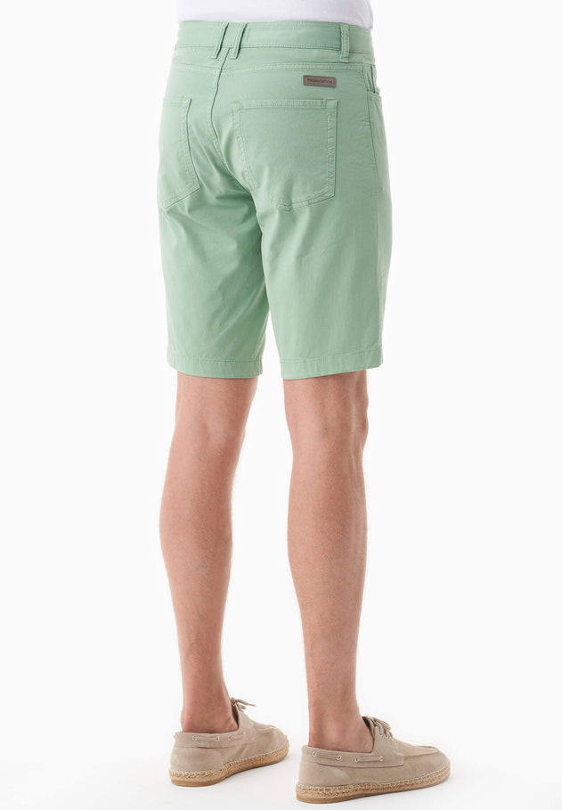 Men's Regular Fit Organic Cotton Shorts Matcha Green