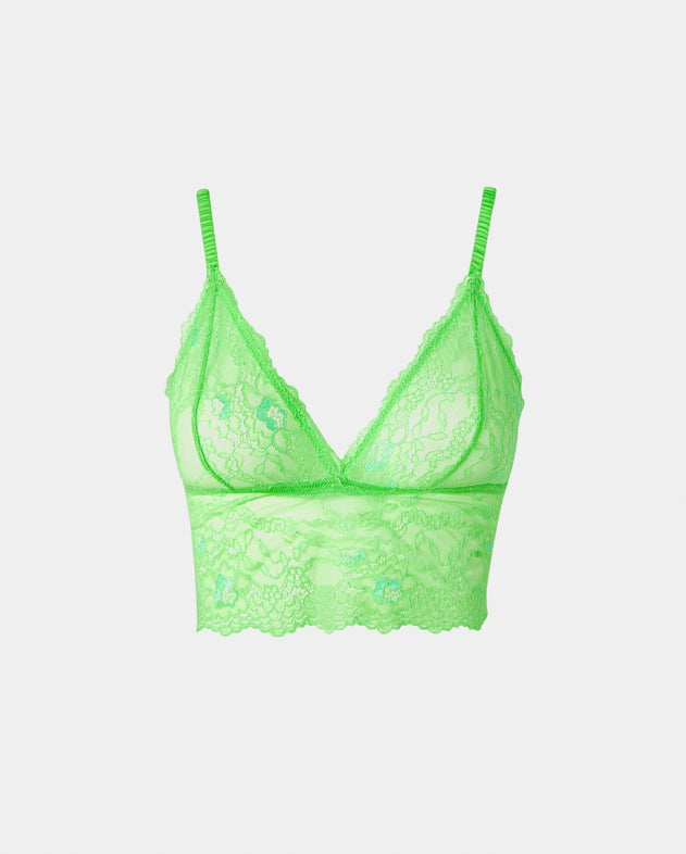 Pitsinen Bralette Vihreä