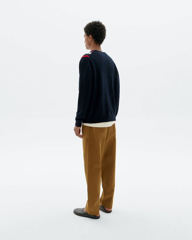 Creed Knitted Cardigan Navy