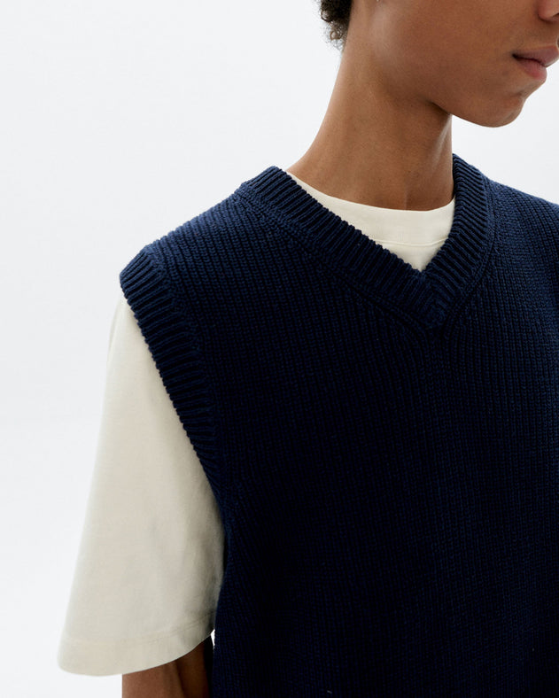 Oliver Relaxed Knitted Vest