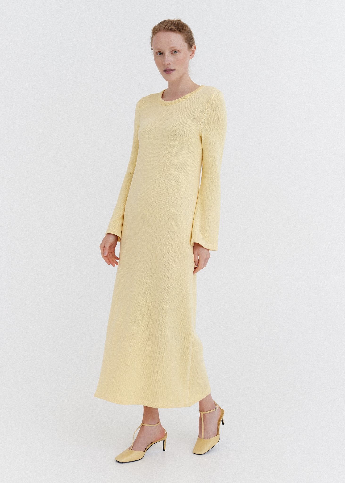 Knitted Cotton Maxi Dress Sun