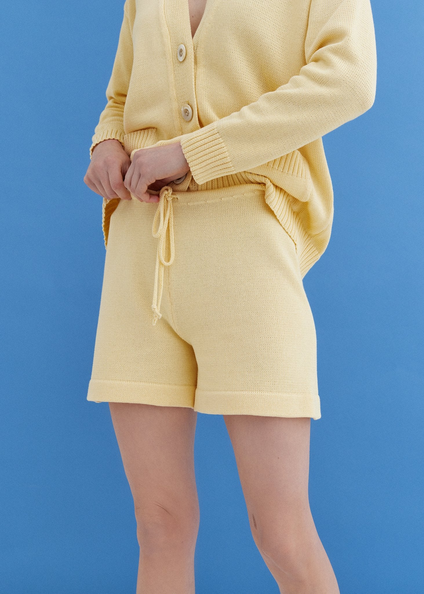 Knitted Cotton Shorts Sun