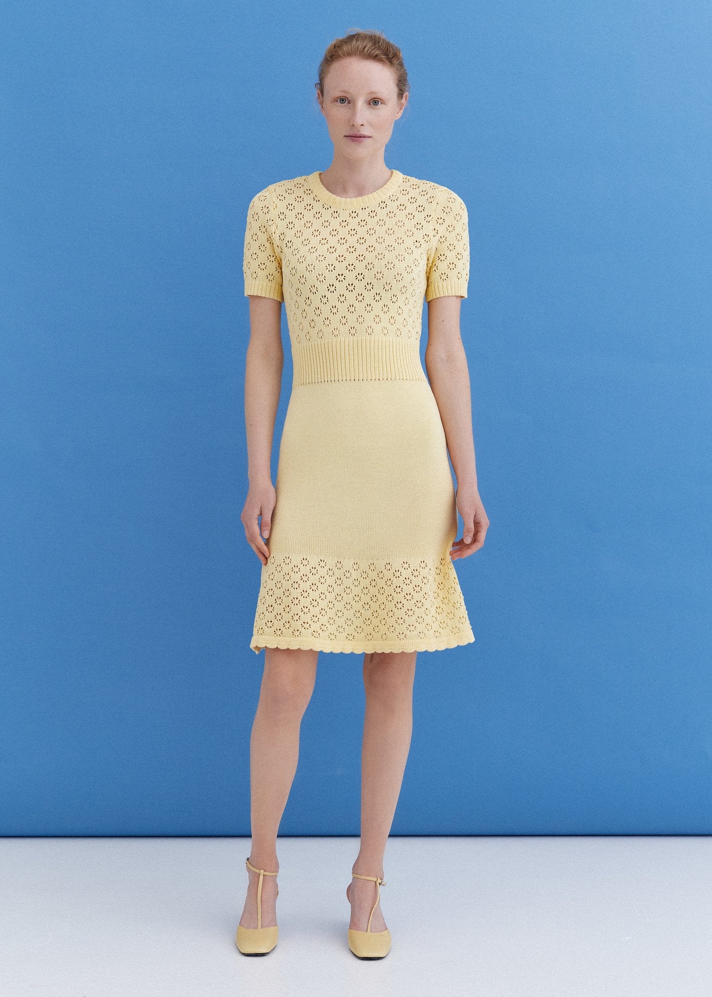 Knitted Cotton Lace Dress Sun