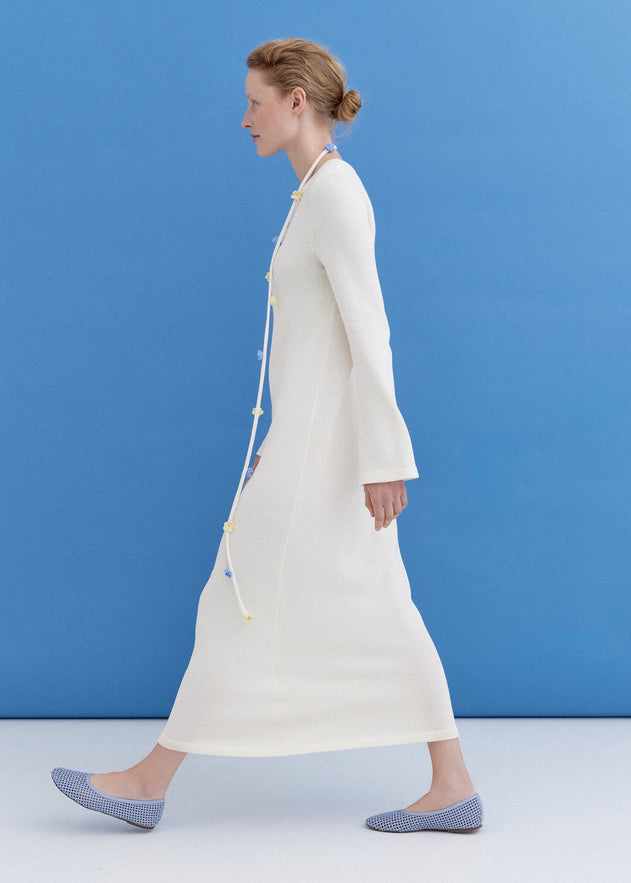 Knitted Cotton Maxi Dress Lily