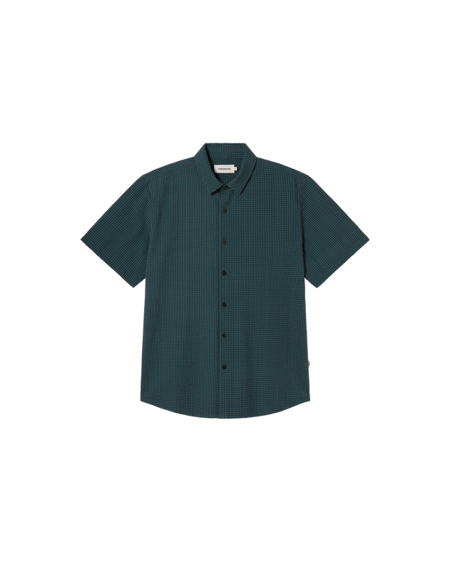 Men's Tom Button-Up Shirt Seersucker Green