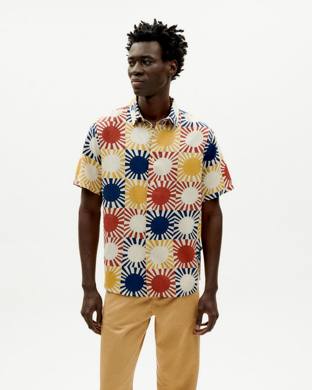 Sun Grid Tom Shirt Multicolor