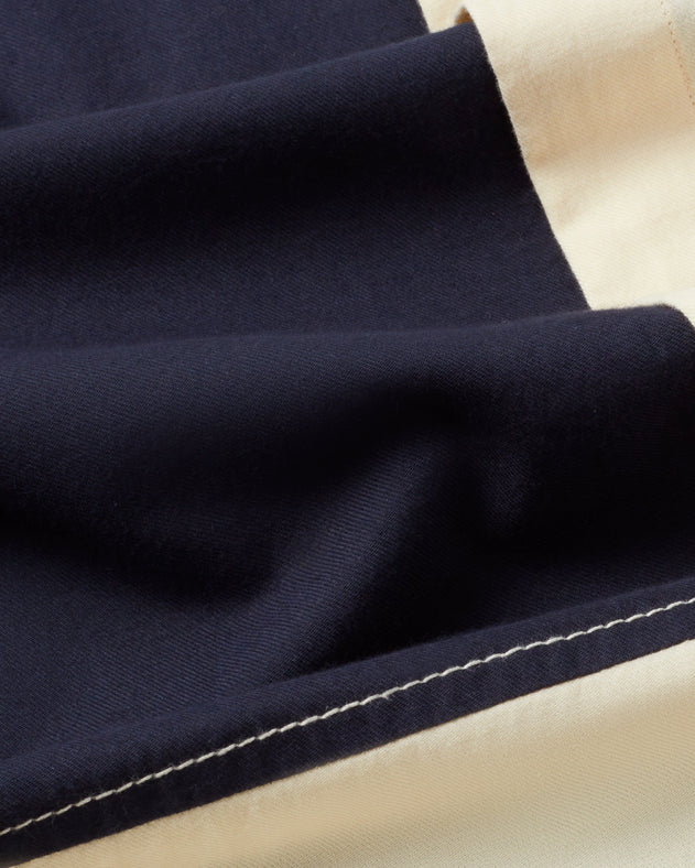 Men's Haru Button-Up Shirt Black/White