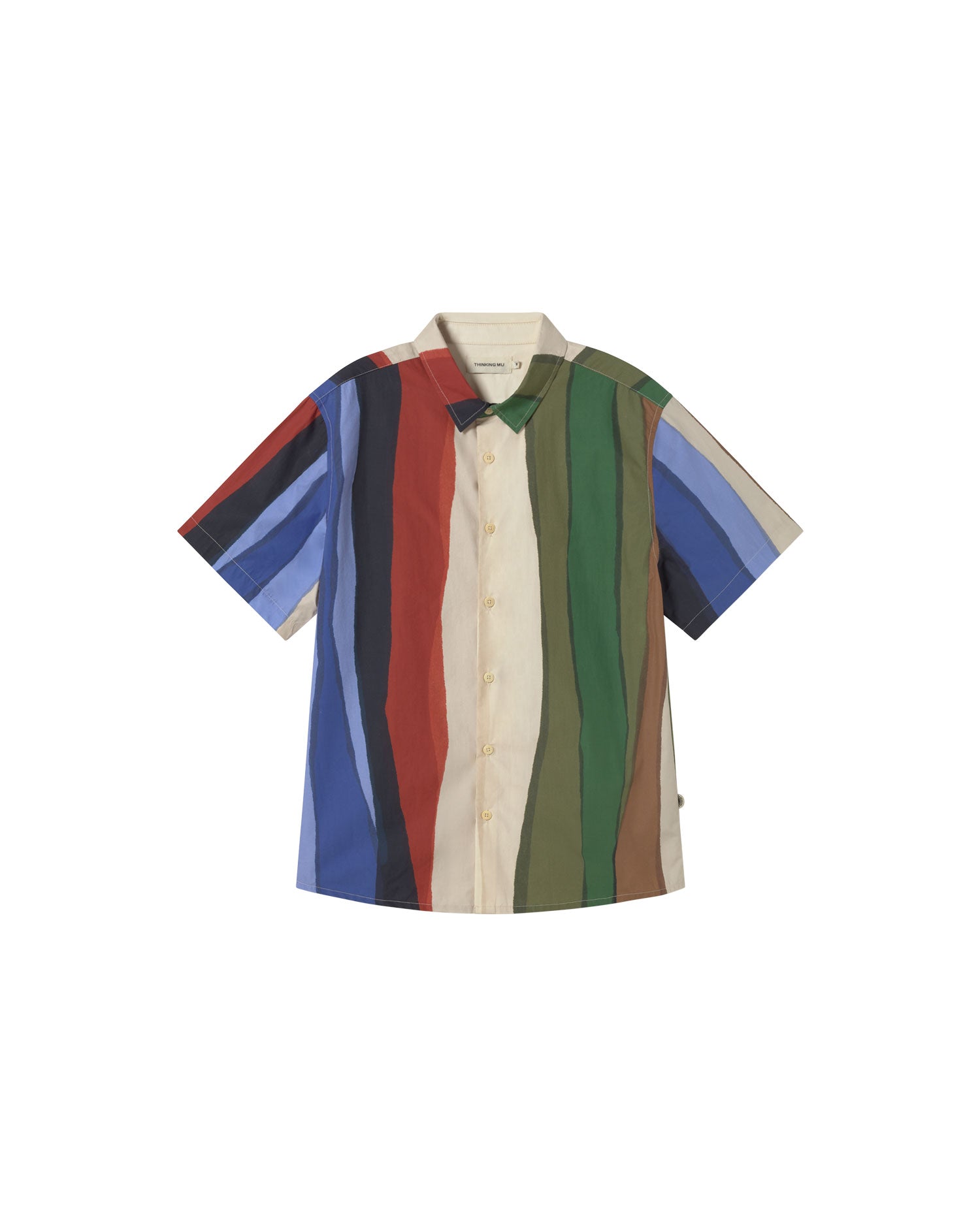 Tom Button-Up Shirt River Stripes Multicolor