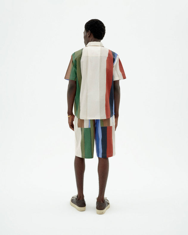 Tom Button-Up Shirt River Stripes Multicolor