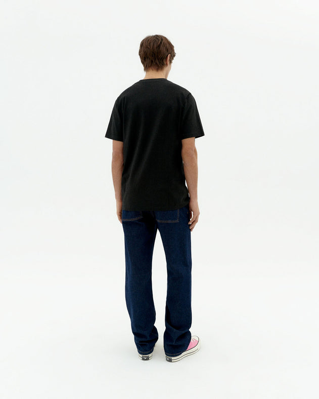Men's Zach Embroidered T-Shirt Black