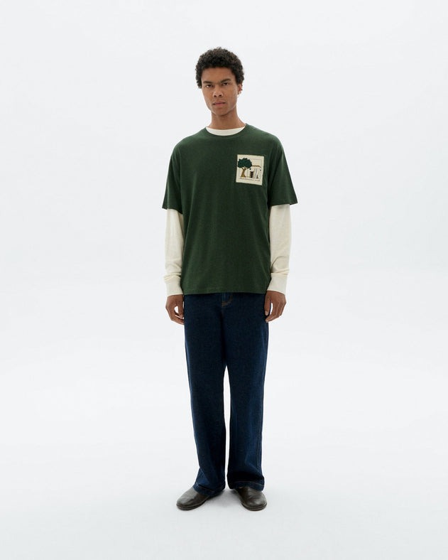 Aaron T-Shirt Embroidered House