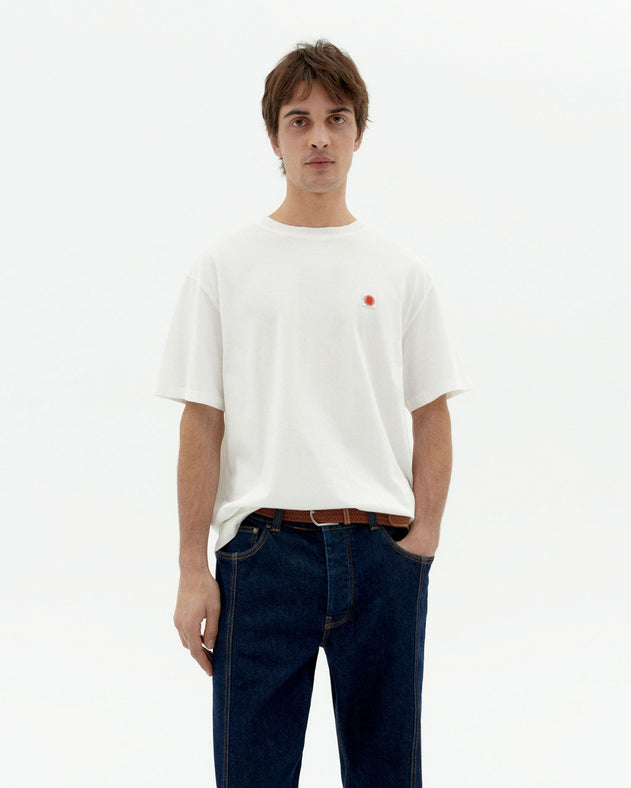 Aaron T-Shirt Back Red Sun White