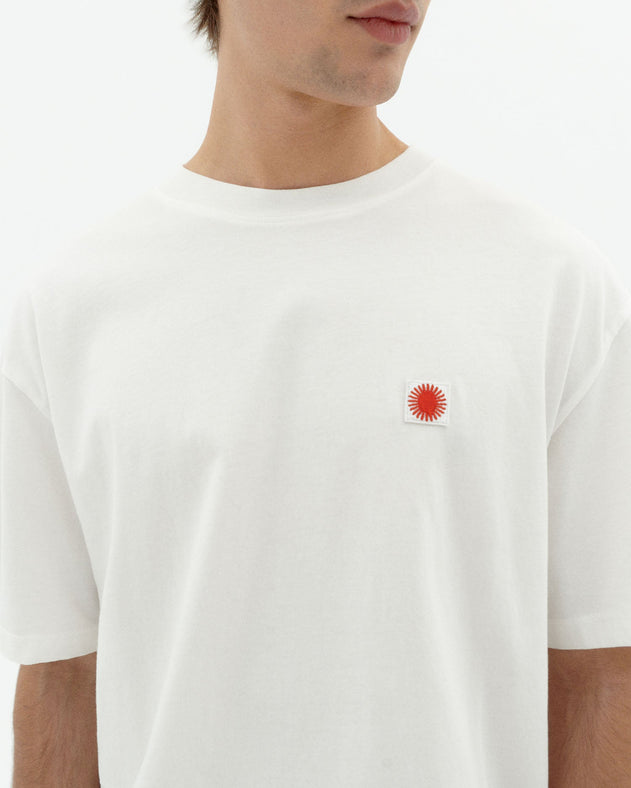 Aaron T-Shirt Back Red Sun White