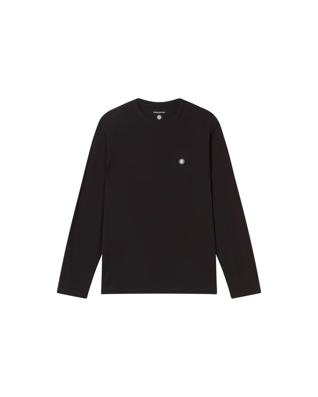 Emilio Long Sleeved Retro Sol T-Shirt Black