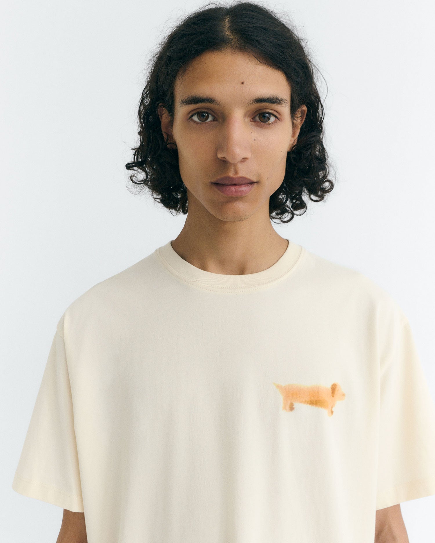 Aaron T-Shirt Perro Salchicha White