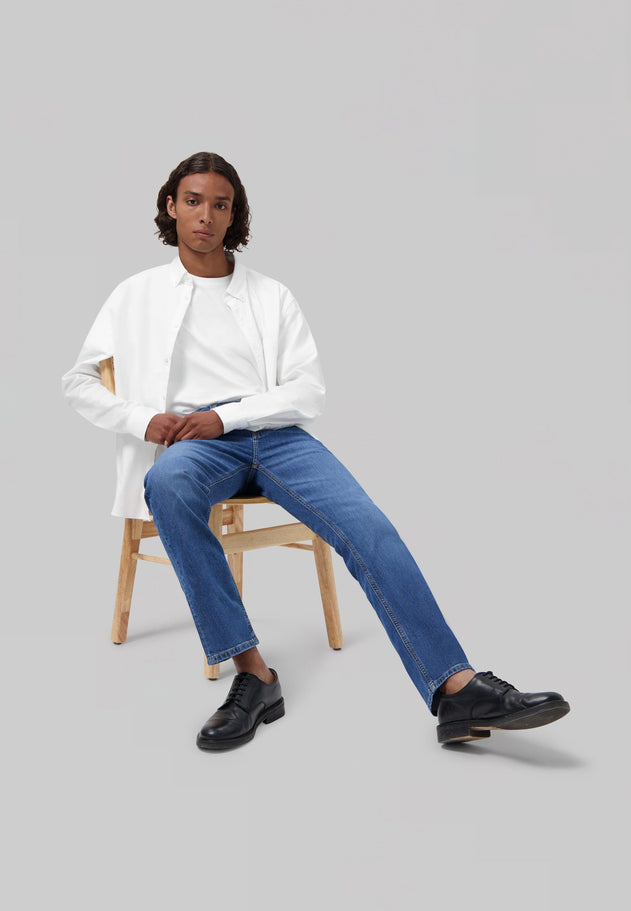 Bryce Mid Straight Jeans Authentic Indigo