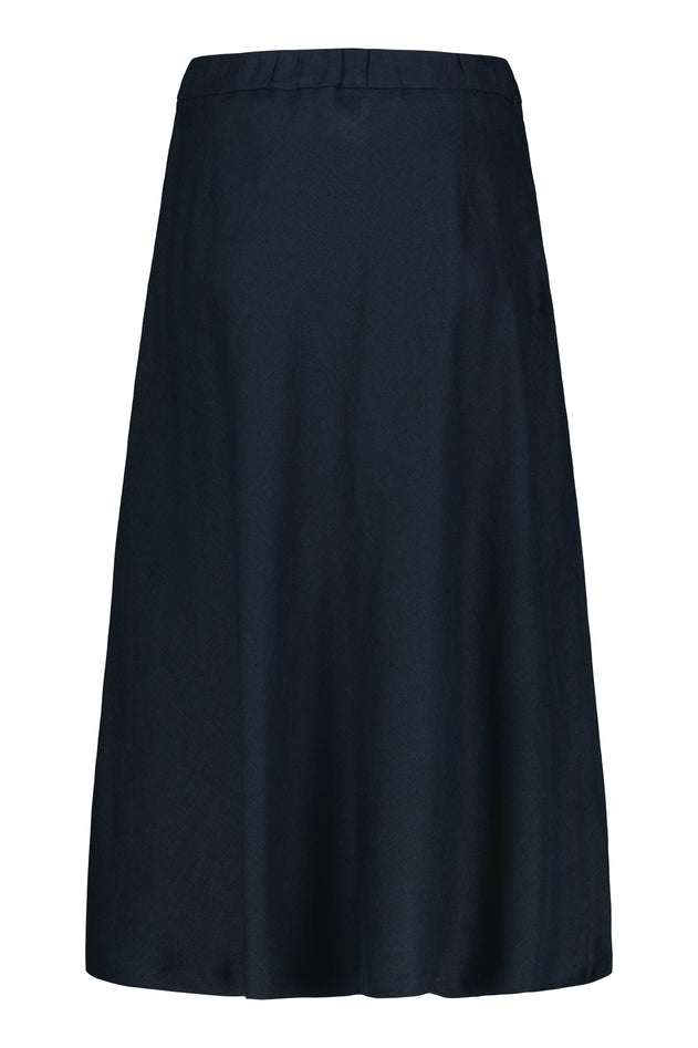 Myrskyluoto Linen Skirt Blue