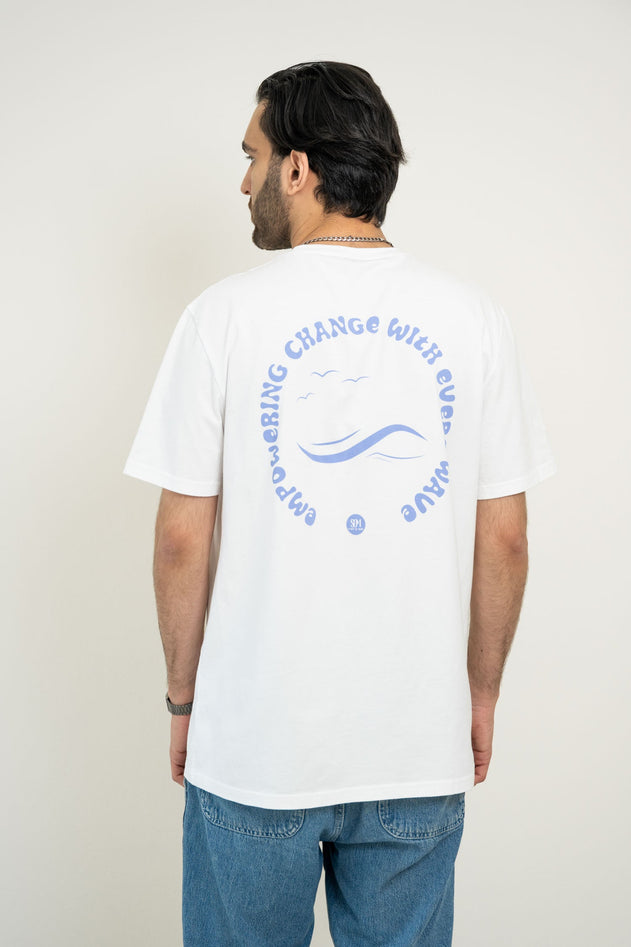Unisex T-Shirt Wave White