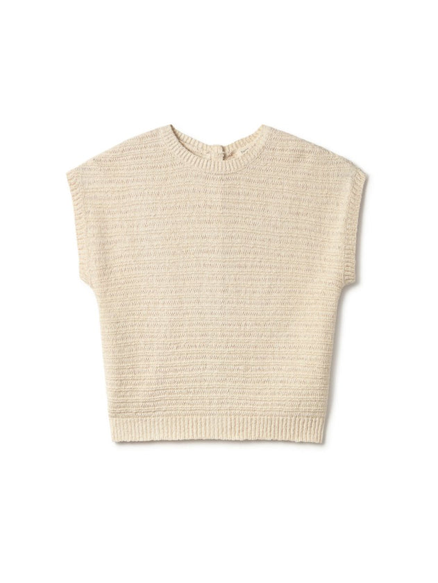 Moutohora Knitted Top Ecru - IVALO.COM