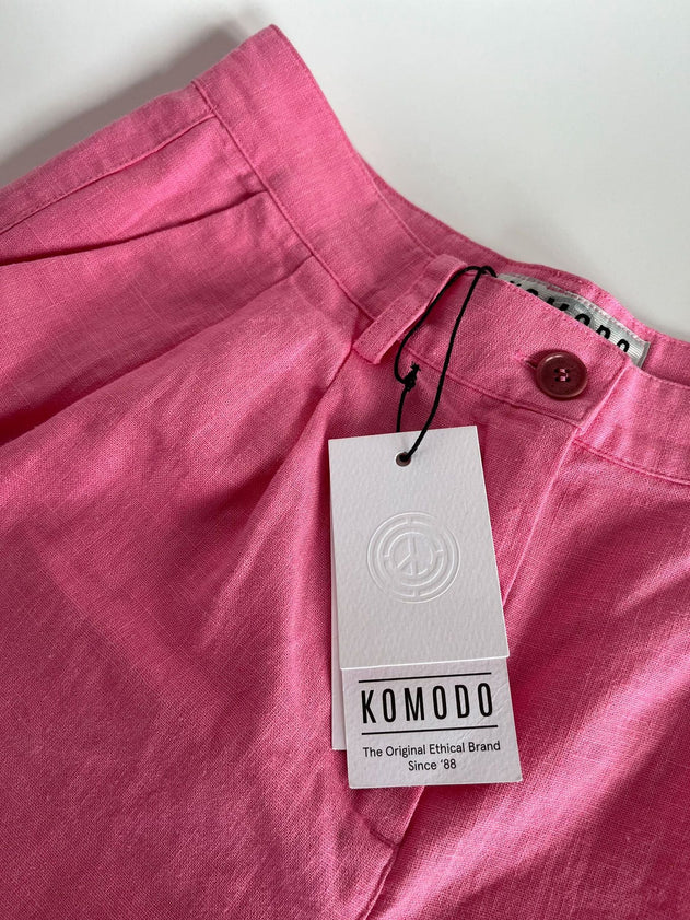 Lion Linen/Organic Cotton Trousers Pink