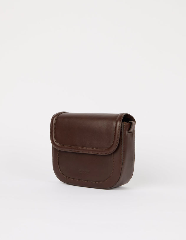 Nina Bag Classic Leather Chocolate Brown