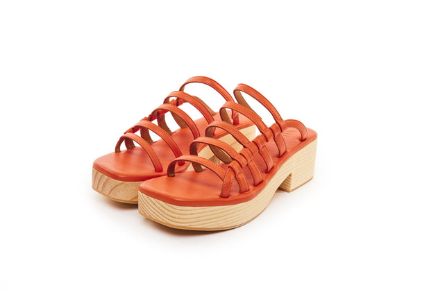 Gardenia Wedge Sandal Orange