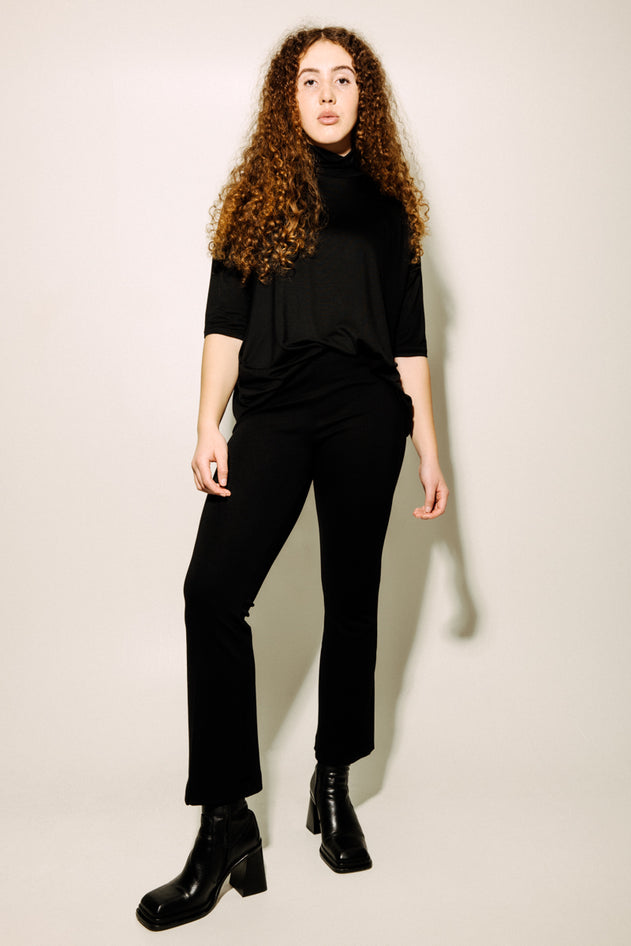 Lou Straight Pants Black - IVALO.COM