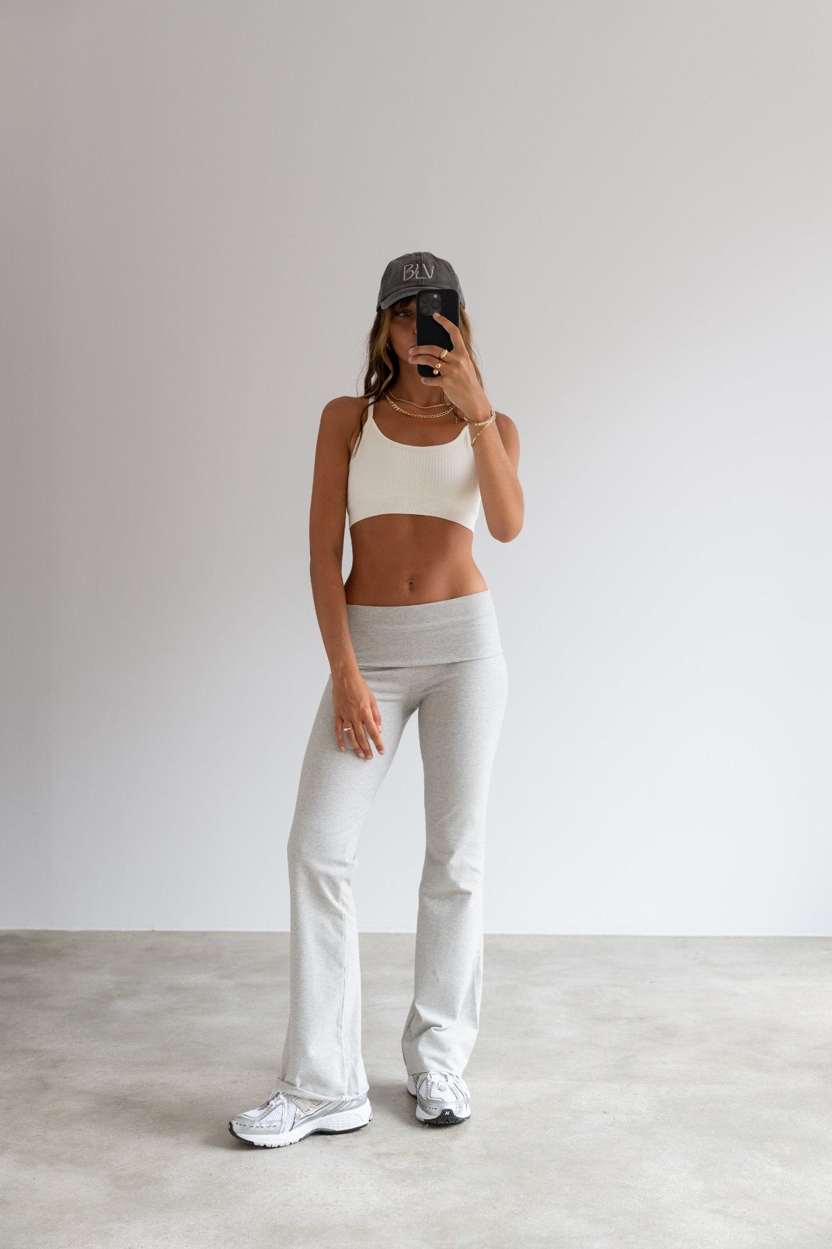 Bandha Flare Legging Light Grey