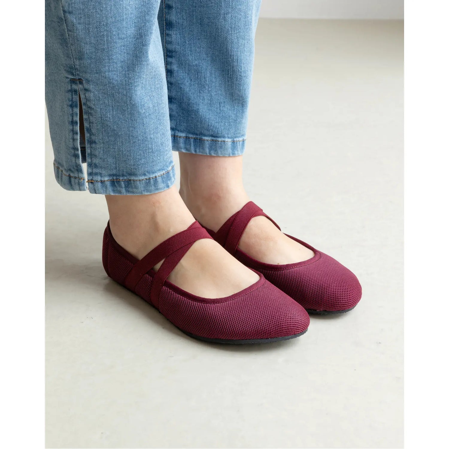 Aurora Ballerinas Bordeaux