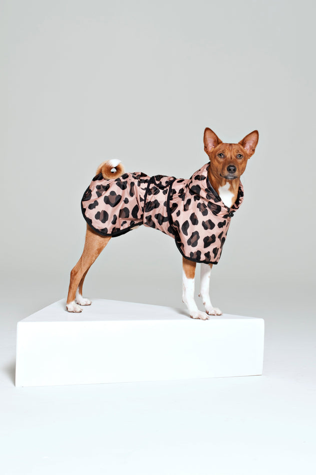 Dog Rain Poncho Pink Panther