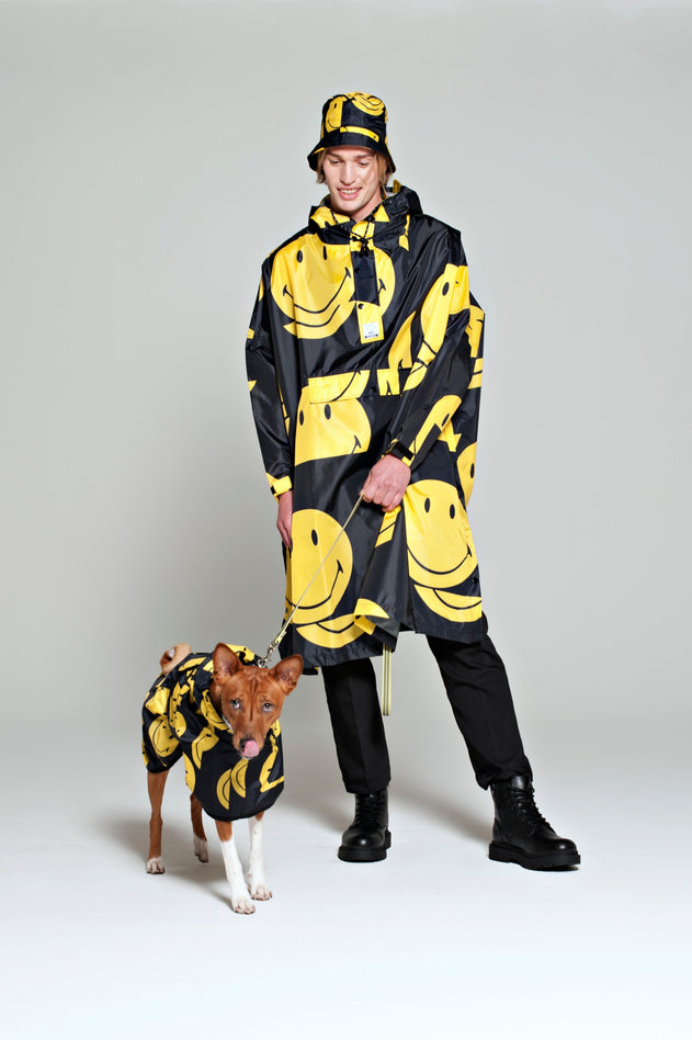 Dog Rain Poncho All Smiles x Smiley